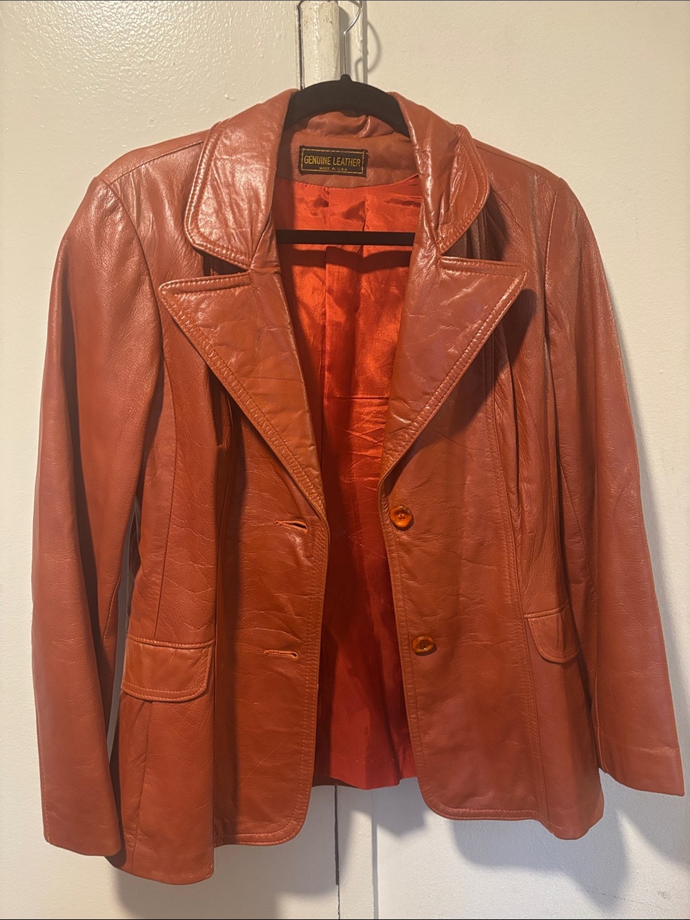 Women's Rust Orange Jacket - Picture 3 of 16